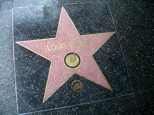 Louis+Prima+Star+Hollywood+Walk+of+Fame